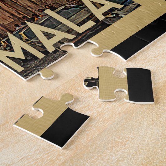 Guatemala Vintage Travel Legpuzzel (Zijkant)