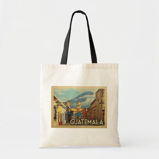 Guatemala Vintage Travel Tote Bag (Voorkant)