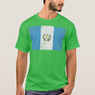 Guatemala vlag achteruit Fade T-shirt