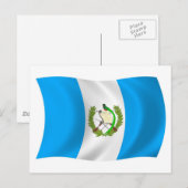 Guatemala Vlag Ansichtkaart Briefkaart (Voorkant / Achterkant)