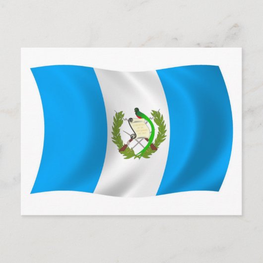 Guatemala Vlag Ansichtkaart Briefkaart (Voorkant)