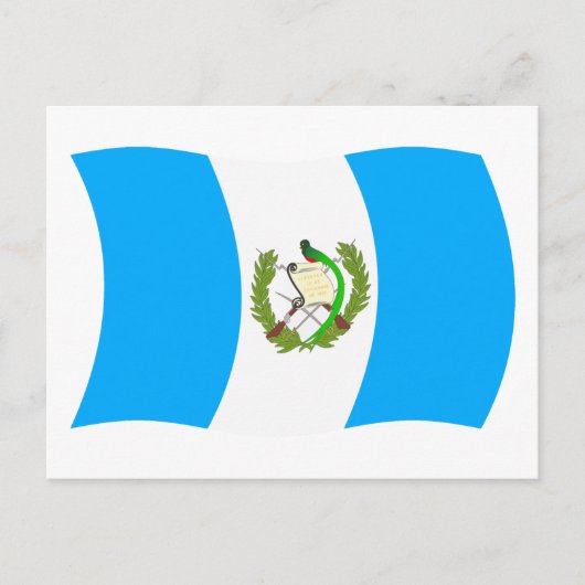 Guatemala Vlag Ansichtkaart Briefkaart (Voorkant)