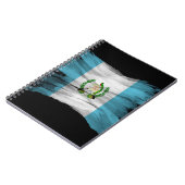Guatemala vlag borstelslag, nationale vlag notitieboek (Linkerzijde)