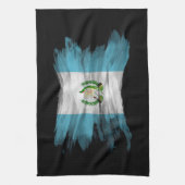 Guatemala vlag borstelslag, nationale vlag theedoek (Verticaal)