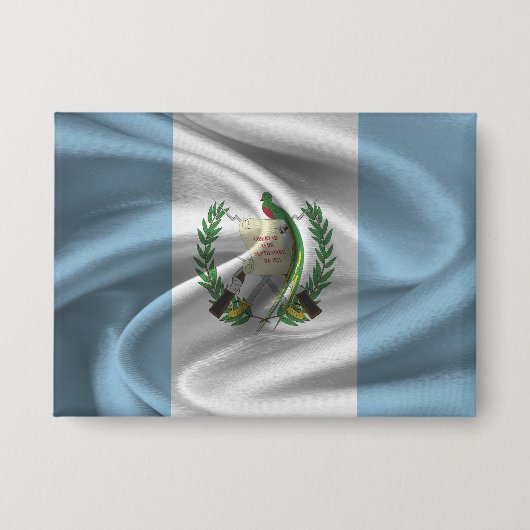 Guatemala Vlag Button (Voorkant)