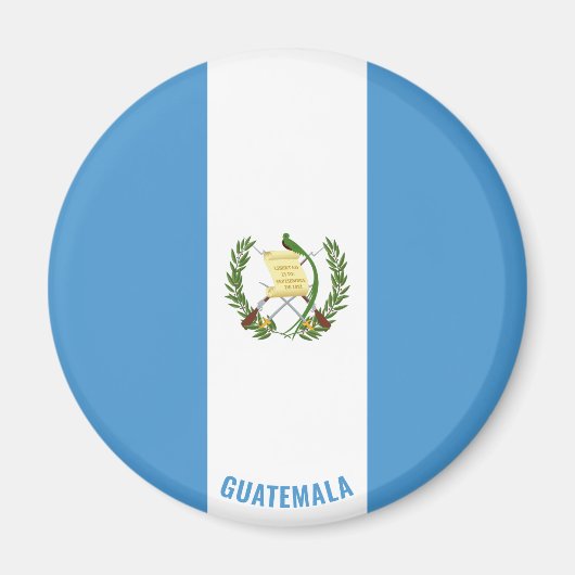 Guatemala Vlag Charmant Patriottisch Magneet (Voorkant)