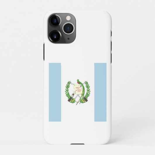Guatemala-vlag Emblem iPhone Hoesje (Achterkant)