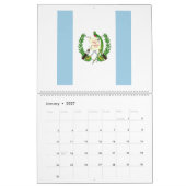Guatemala-vlag Emblem Kalender (Jan 2027)