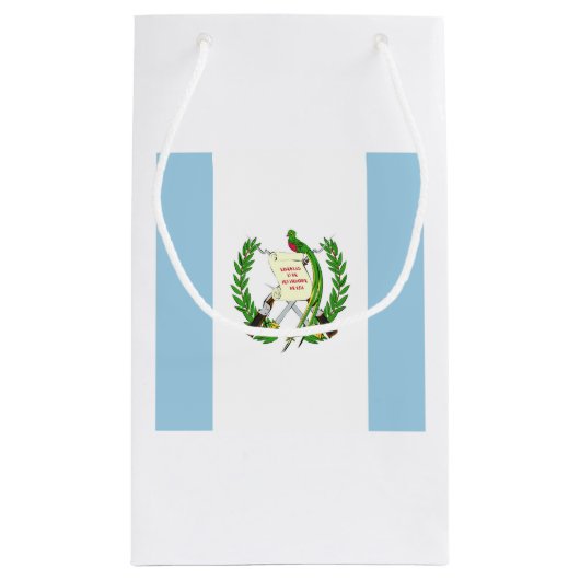 Guatemala-vlag Emblem Klein Cadeauzakje (Achterkant)