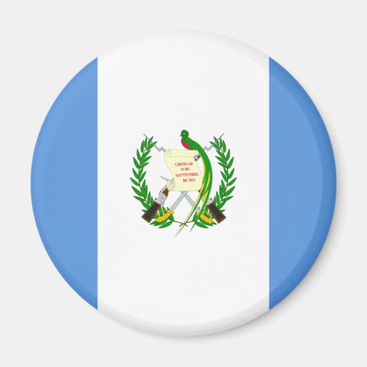 Guatemala Vlag GT Magneet (Voorkant)