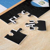 Guatemala Vlag & Guatemala-land / Guatemala Legpuzzel (Zijkant)