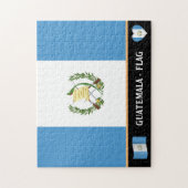 Guatemala Vlag & Guatemala-land / Guatemala Legpuzzel (Verticaal)