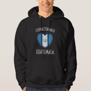 Guatemala Vlag Hart Chimaltenango Stad Hoodie