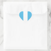 Guatemala Vlag Hart Sticker (Tas)