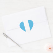 Guatemala Vlag Hart Sticker (Envelop)