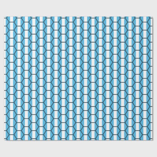 Guatemala-vlag Honeycomb Wrapping Paper Cadeaupapier (Vlak)