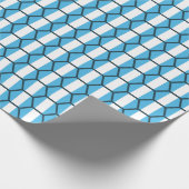 Guatemala-vlag Honeycomb Wrapping Paper Cadeaupapier (Hoek)
