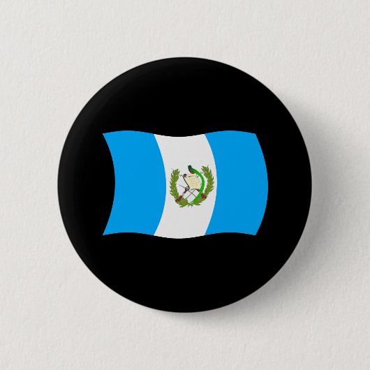 Guatemala Vlag Knop Ronde Button 5,7 Cm (Voorkant)