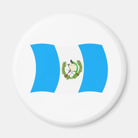 Guatemala Vlag Magneet (Voorkant)