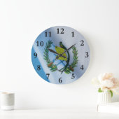 Guatemala Vlag met het Quetzal-symbool Grote Klok (Huis)