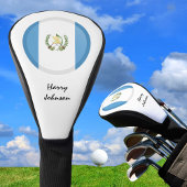 Guatemala Vlag & Monogrammed Golfclubs Hoesjes Golfheadcover