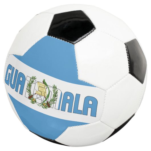 Guatemala Vlag Patriotic Voetbal (Drie kwart)