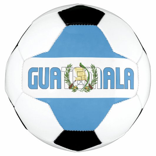 Guatemala Vlag Patriotic Voetbal (Voorkant)