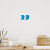 Guatemala Vlag Poster Print (Keuken)