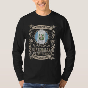 Guatemala Vlag Rond Guatemalteekse Mannen 1 T-shirt