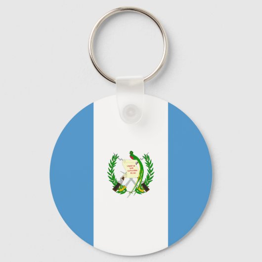 Guatemala Vlag Sleutelhanger (Voorkant)