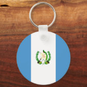 Guatemala Vlag Sleutelhanger (Voorkant)