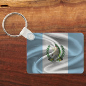 Guatemala Vlag Sleutelhanger (Achterkant)