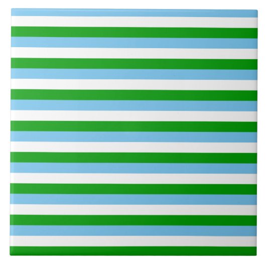 Guatemala vlag strepen land symbool lijnen groen tegeltje (Voorkant)