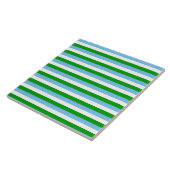 Guatemala vlag strepen land symbool lijnen groen tegeltje (Zijkant)