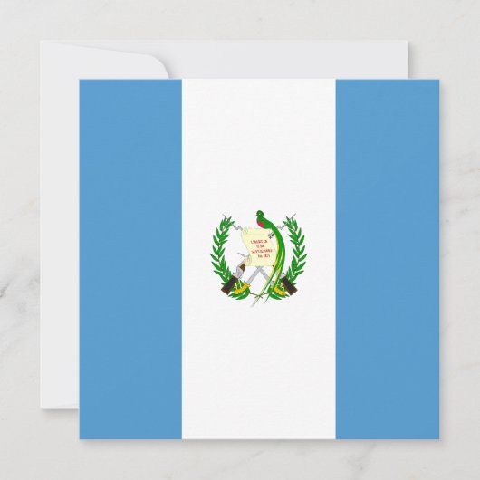 Guatemala Vlag Uitnodiging (Voorkant)