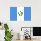 Guatemala, vlag van Grenada Poster (Thuiskantoor)
