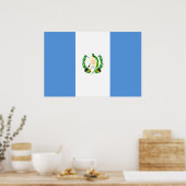 Guatemala, vlag van Grenada Poster (Keuken)
