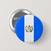 Guatemala - Vlag van hoge kwaliteit Ronde Button 5,7 Cm (Voorkant /achterkant)