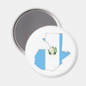 guatemala vlag : vorm silhouet symbool magneet (Voorkant / Achterkant)