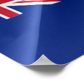 Guatemala - vlag Waven - Poster (Hoek)