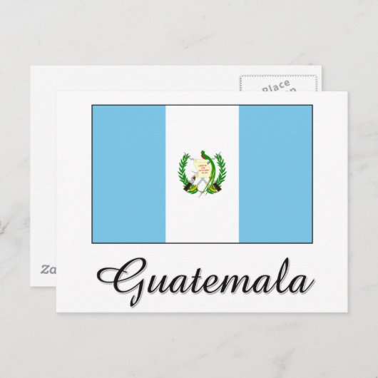 Guatemala-vlaggenontwerp Briefkaart (Voorkant / Achterkant)