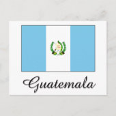 Guatemala-vlaggenontwerp Briefkaart (Voorkant)