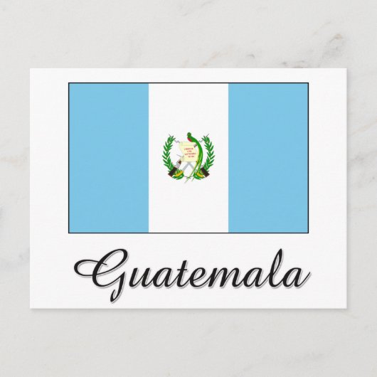 Guatemala-vlaggenontwerp Briefkaart (Voorkant)