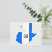 Guatemala - Vlagkaart - volledige grootte Briefkaart (Staand voorkant)
