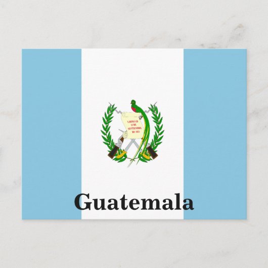  Guatemala Vlagreizen Toerisme Briefkaart (Voorkant)