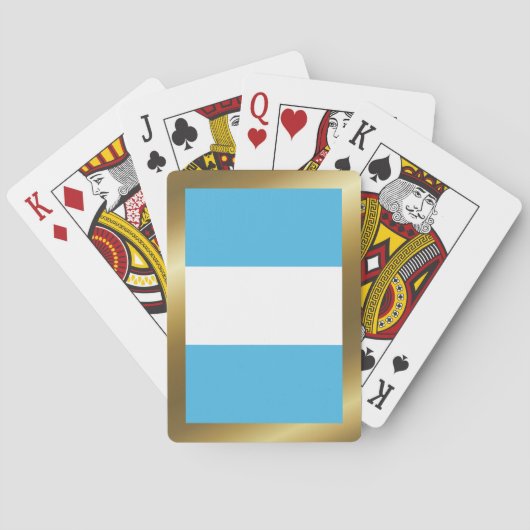 Guatemala-vlagspelkaarten Speelkaarten (Achterkant)