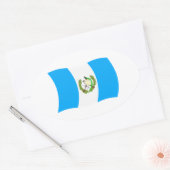 Guatemala Vlagsticker Ovale Sticker (Envelop)