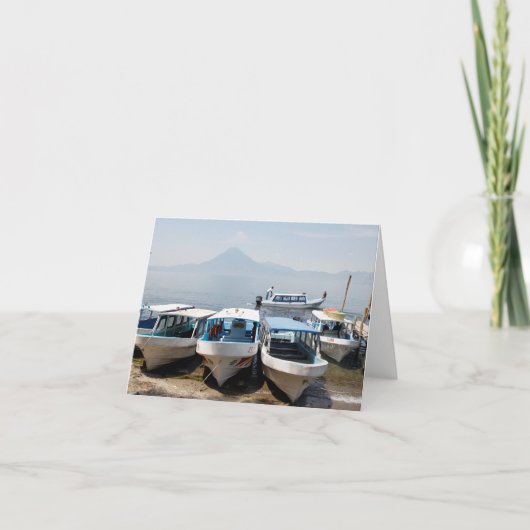 Guatemala Volcano Wenskaart Kaart (Voorkant)