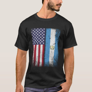 Guatemala VS Vlag Guatemala Amerikaans Cadeau Half T-shirt