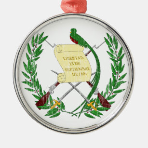 Guatemala - wapenschild metalen ornament
